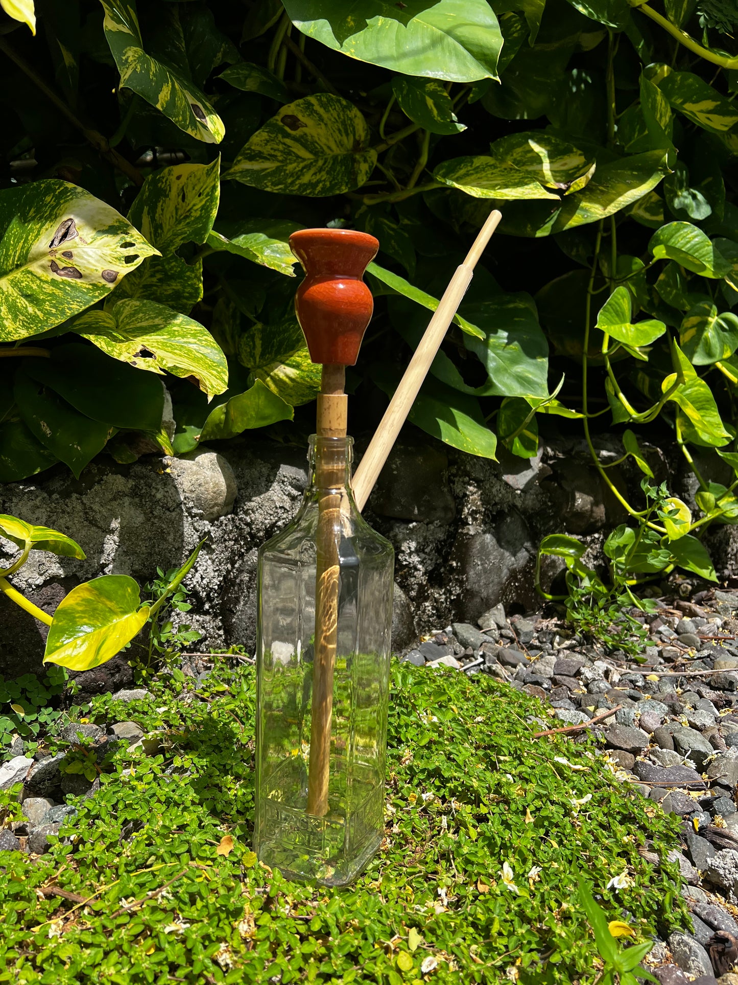 Black Stone Beauty Glass Steam Chalice