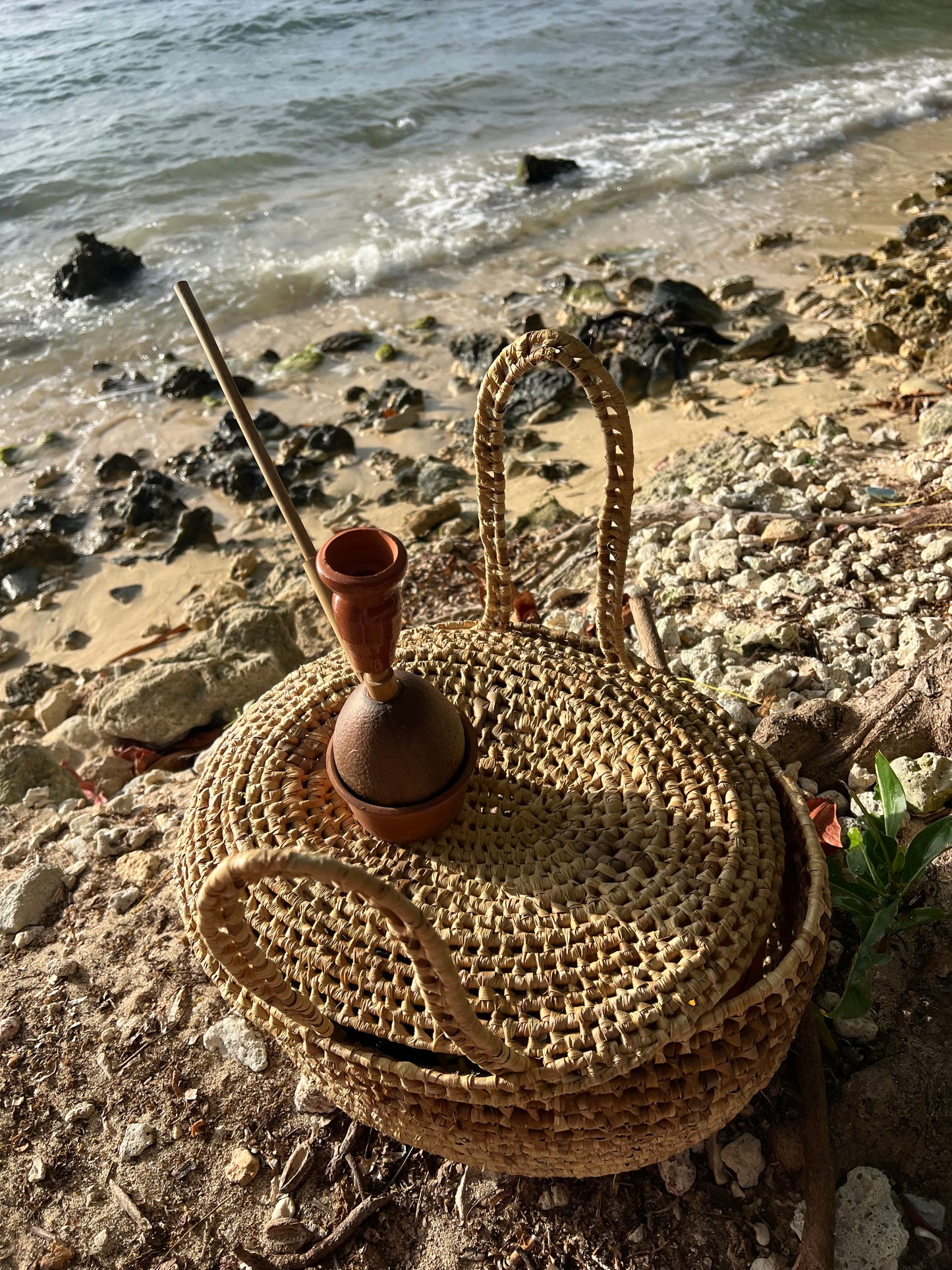 RARE Pear Shaped Calabash Steam Chalice