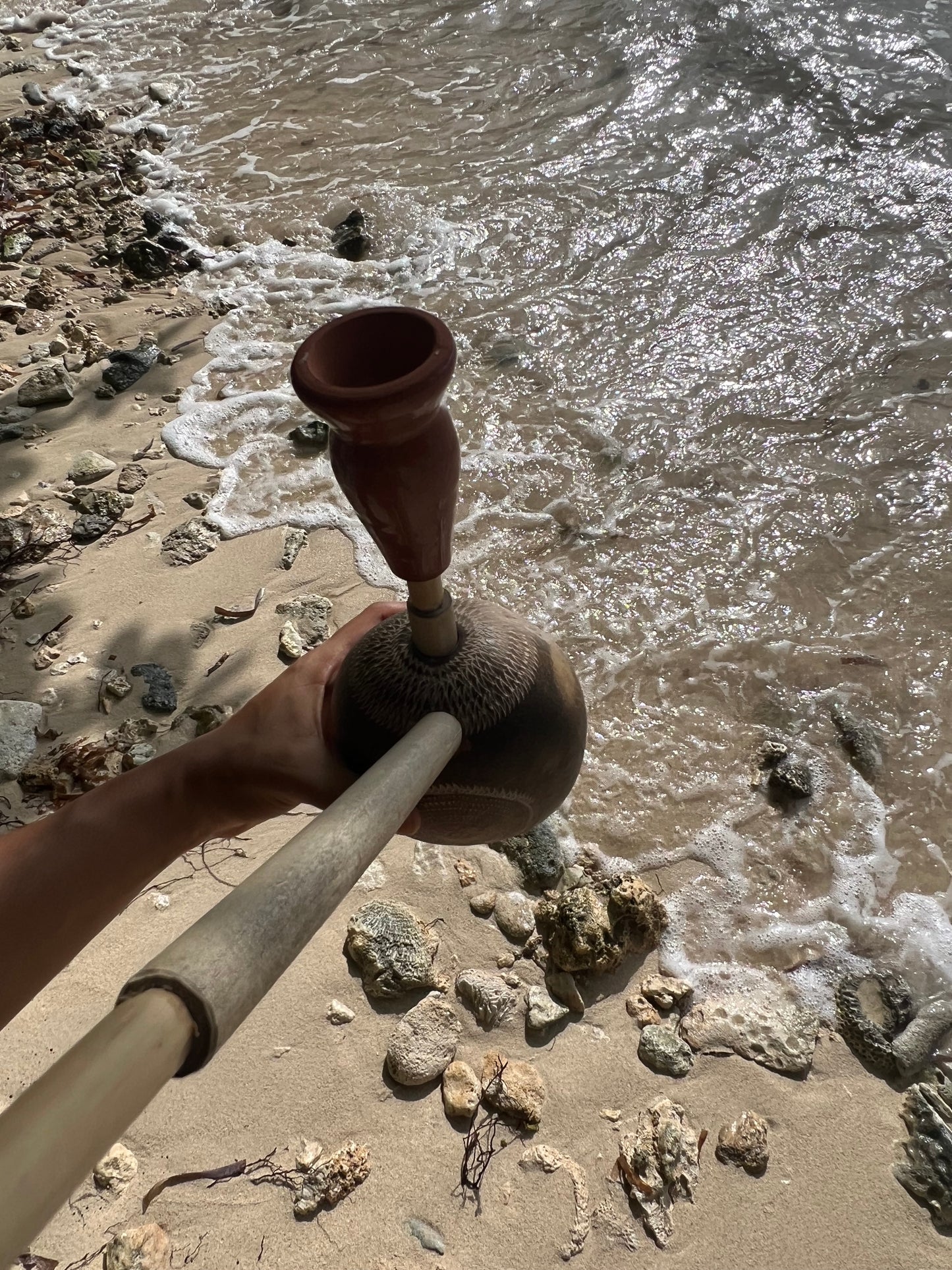 Flame Of RA Hand-carved Calabash Steam Chalice