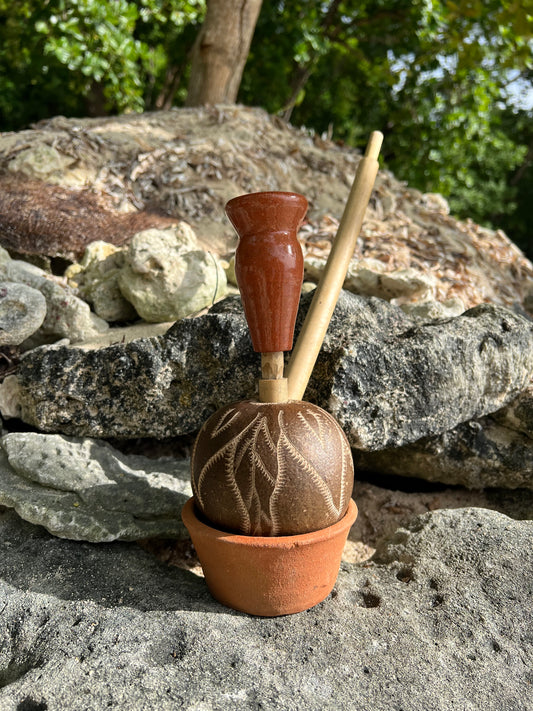 Livity Leaves Hand-carved Calabash Steam Chalice