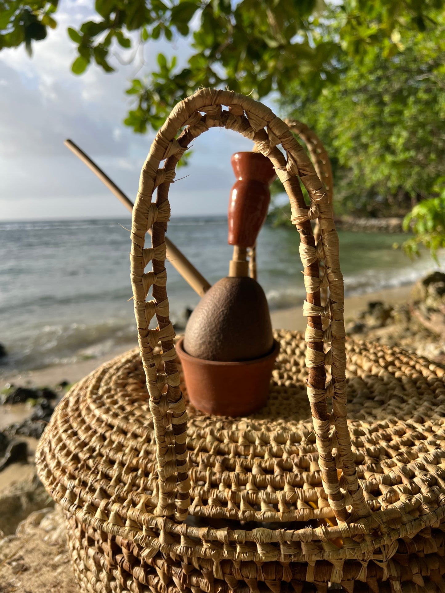 RARE Pear Shaped Calabash Steam Chalice