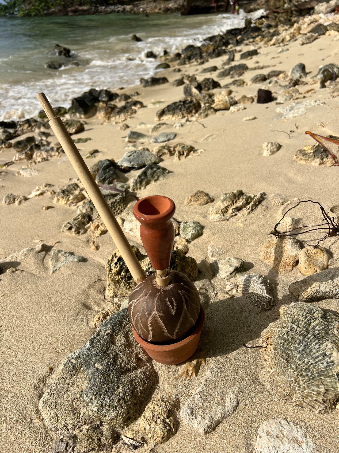 Livity Leaves Hand-carved Calabash Steam Chalice