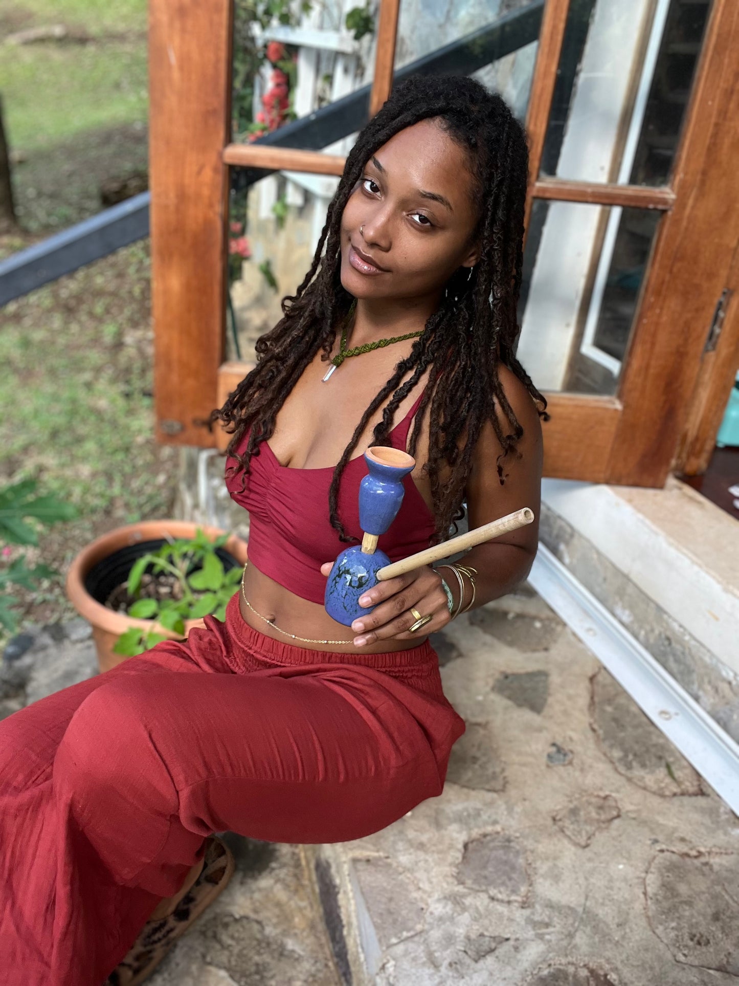 Likkle Tie-Dye Indigo Steamaz