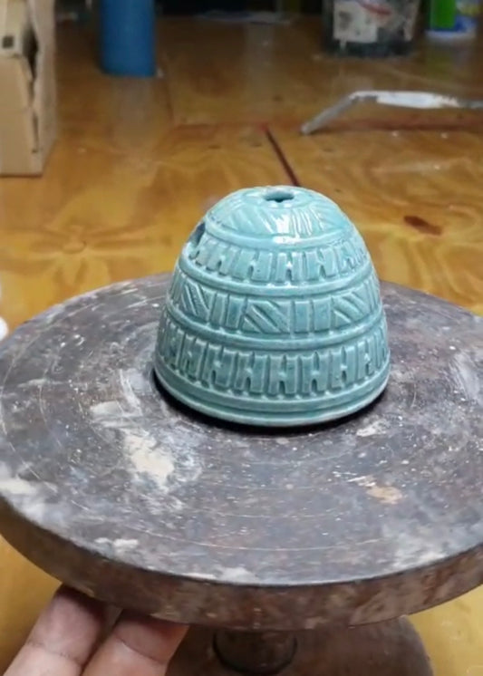 Turquoise Aztec + Large Coal for Juliette