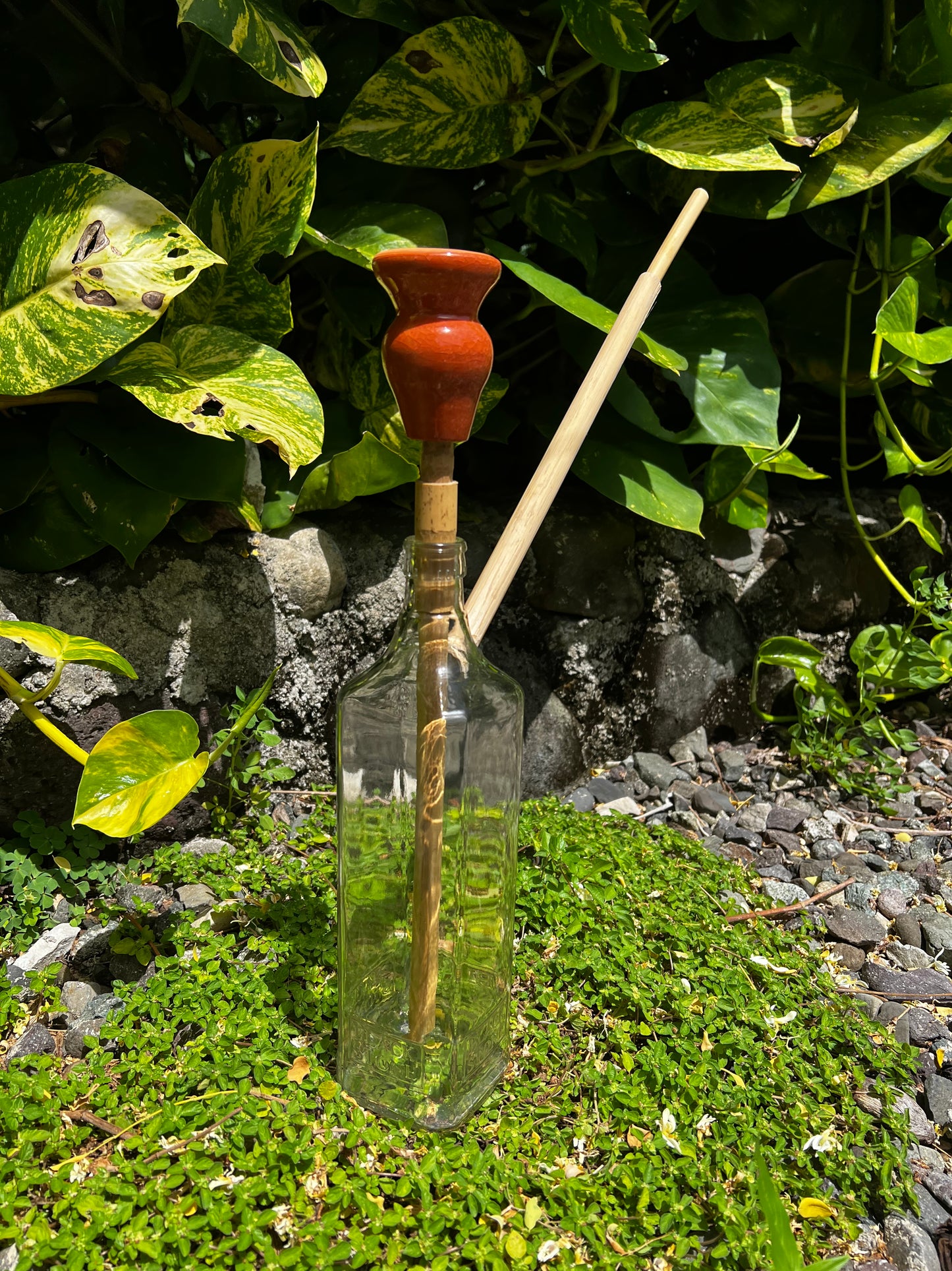 Black Stone Beauty Glass Steam Chalice